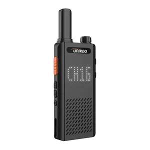 Unikoo Talkie uk160 đài phát thanh cầm tay với màn hình hiển thị hai cách phát thanh