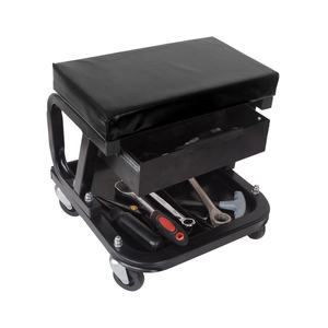 Silla de Reparación de Motocicletas Universal Negra/Roja Togetoo con <span class=keywords><strong>Cajón</strong></span> de Almacenamiento de Accesorios, Asiento Cómodo, 1 Año de Garantía - Product Image 1