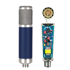 General Blue Condenser <b>Microphone</b> XLR Connector Wired Desktop Style Large Diaphragm <b>for</b> Professional Recording - Product Image 1