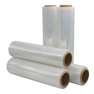 Fournisseur d'or Film étirable LLDPE Rouleau Jumbo 23 Microns 500mm 3KG Plastique Transparent PE Film étirable pour l'emballage et l'étanchéité - Product Image 1