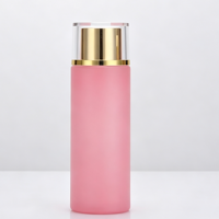 Ensemble d'emballages pour produits de soin rose 100-250ml – Bouteille à pompe pour émulsion, pot à crème, flacons en plastique vides personnalisables pour soins et reconditionnement