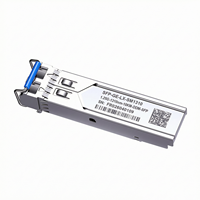 Module émetteur-récepteur optique SFP 1.25G-1310nm-10km monomode duplex avec connecteur LC 1000BASE-LX compatible avec les commutateurs Juniper et Cisco