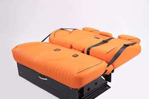 Sièges de voiture en cuir aérodynamique multifonctionnels personnalisables avec tiroir et canapé-<span class=keywords><strong>lit</strong></span> à commande tactile, modifiés <span class=keywords><strong>pour</strong></span> un confort optimal - Product Image 3