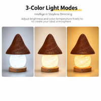 Nueva Lámpara de Mesa LED de Plástico con Textura Ondulada Impresa en 3D, Estilo Art Deco, Color Crema, Luz Nocturna para el Dormitorio, Decoración de Interiores para el Hogar