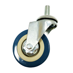 1.5inch 2inch 3inch 4inch xoay sửa chữa thân cây cao su màu xanh điều hòa không khí bánh xe Ghế mua sắm giỏ hàng ánh sáng nhiệm vụ Caster - Product Image 3