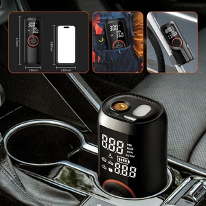 <span class=keywords><strong>Mini</strong></span> bicicleta de alta presión 6000mAh infladores eléctricos bomba de aire de neumático de bicicleta para compresor de aire de monitoreo de bicicleta - Product Image 3