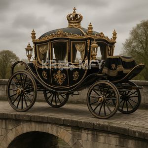 Oferta Especial: Carroza Eléctrica de Lujo a Precio de Fábrica, Vehículo Paseador con Caballos para Bodas y Eventos Empresariales - Product Image 1