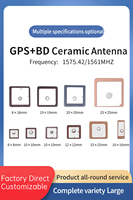 Antenne Patch Céramique GPS+BD Personnalisée 25mm Passive à Gain Élevé pour Module GNSS de Suivi de Véhicule, Drone et Appareil IoT