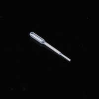 Pipette Pasteur jetable en PE pour usage médical en laboratoire, capacité de 0,1 ml à 10 ml