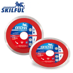 Dụng Cụ Điện Chất Lượng Cao SKILFUL Gạch Men Hình Tròn X-the Grid Diamond Saw Blade Đĩa Cắt Gốm