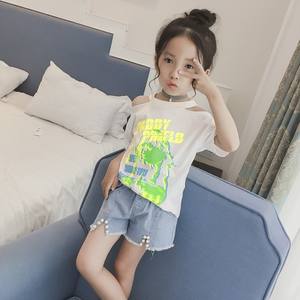 เสื้อยืดผู้หญิงดีไซน์ใหม่ สไตล์อเมริกัน แบบไม่มีสายคล้องไหล่ ผลิตในอิตาลี ทำจากผ้าฝ้าย - Product Image 2