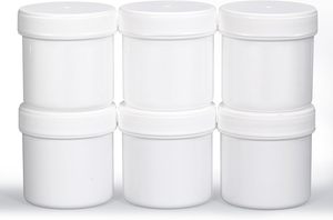 Venta al por Mayor de Frascos Redondos de Plástico PET/PE Blancos de 10ml-500ml con Tapa de Rosca Serigrafiada y Logotipo Personalizado para Proteína en Polvo para Pérdida de Peso - Product Image 2