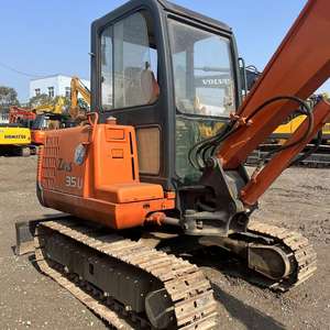 Excavatrice sur chenilles d'occasion Hitachi ZX35U de 3,5 tonnes, qualité excellente, prix bas, certifiée EPA CE, moteur d'origine, boîte de vitesses PLC, pompe - Product Image 6