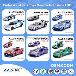 LASIVE TOYS Espositore 1:36 Modellino Auto Sportiva in Metallo con Retrocarica, Porte Apribili, Giocattolo Auto da Corsa in Metallo Pressofuso all'Ingrosso - Product Image 6