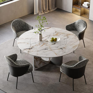 Delifeng Juego de Mesa de Comedor de Alta Gama, Tocadiscos de Losa de <span class=keywords><strong>Roca</strong></span> para Villa, Barra <span class=keywords><strong>Plana</strong></span> Grande para Muebles del Hogar, Nuevo Modelo - Product Image 2