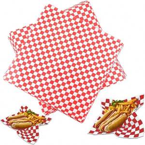 Customized Disposable Single-Sided Greaseproof Baking <b>Paper</b> <b>Printed</b> for Meat Deli Snacks Sandwiches Bread Packaging for Food - Product Image 2