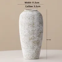 Vas Keramik Buatan Tangan Gaya Cina Baru Dekorasi Ruang Tamu Rumah Hiasan Pintu Masuk Rangkaian Bunga Langit Berbintang Besar