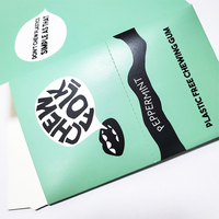 Boîte de présentation en carton pliable pour thé, bonbons, sucreries, couleur personnalisée par le fabricant, emballage prêt à l'emploi