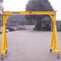 Grúa Pórtico Monoviga de Alta Calidad Marca Weiyuan Tipo Caja MH de 5, 10, 15, 16 y 20 Toneladas con PLC y Motor