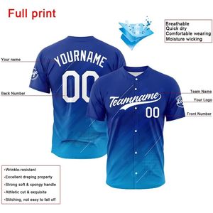 Custom Button <b>Down</b> Baseball Jersey Unisex Adult Moisture Wicking Sublimated Print Name Number Logo Teamname - Product Image 3