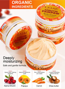 Produit de soin de la peau végétalien en marque privée OEM 200 ml, crème pour le corps au beurre de karité anti-rides, nourrissante en profondeur, éclaircissante et blanchissante - Product Image 3