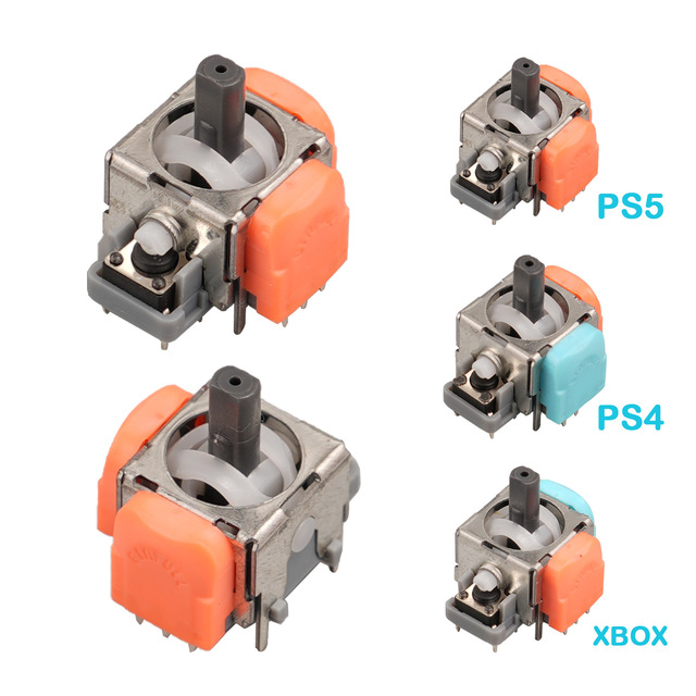 Upgraded Angle Hall Electromagnetic TMR Joystick Compatible with for P5 Game Controllers