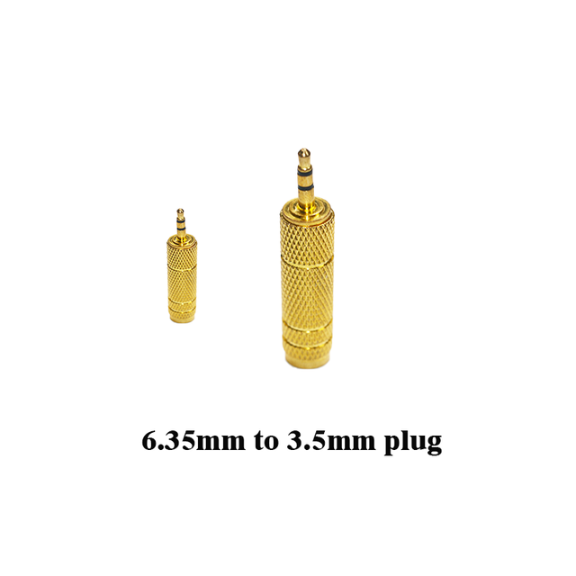 Jack 6.35mm Female Plug to 3.5mm Male Connector Headphone Amplifier Adapter Microphone 6.3 3.5 Mm Audio Adapter 3.5mm Jack