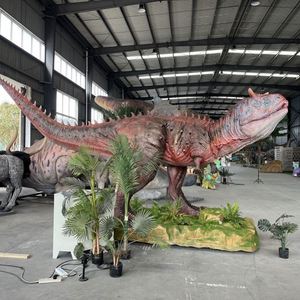 Carnotaure animatronique en métal personnalisé, réaliste et mobile, pour parcs d'aventure, centres commerciaux et utilisation en intérieur/extérieur - Product Image 4