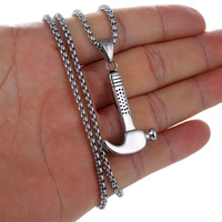 Pendentif européen et américain en acier inoxydable de haute qualité Design personnalisé Marteau Accessoire en acier au titane Nouveau produit