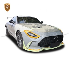 Kit Carrozzeria in Fibra di Carbonio Stile BB per <span class=keywords><strong>Mercedes</strong></span> <span class=keywords><strong>AMG</strong></span> GT63 C192 2024-2026: Labbro Anteriore, Canard, Cofano, Diffusore Posteriore, Alettone, Terminali di Scarico - Product Image 5