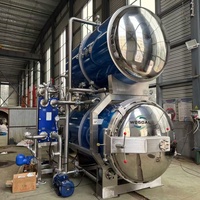 Autoclave de stérilisation de viande de poisson en conserve et de produits alimentaires en sachet, en acier inoxydable, haute efficacité