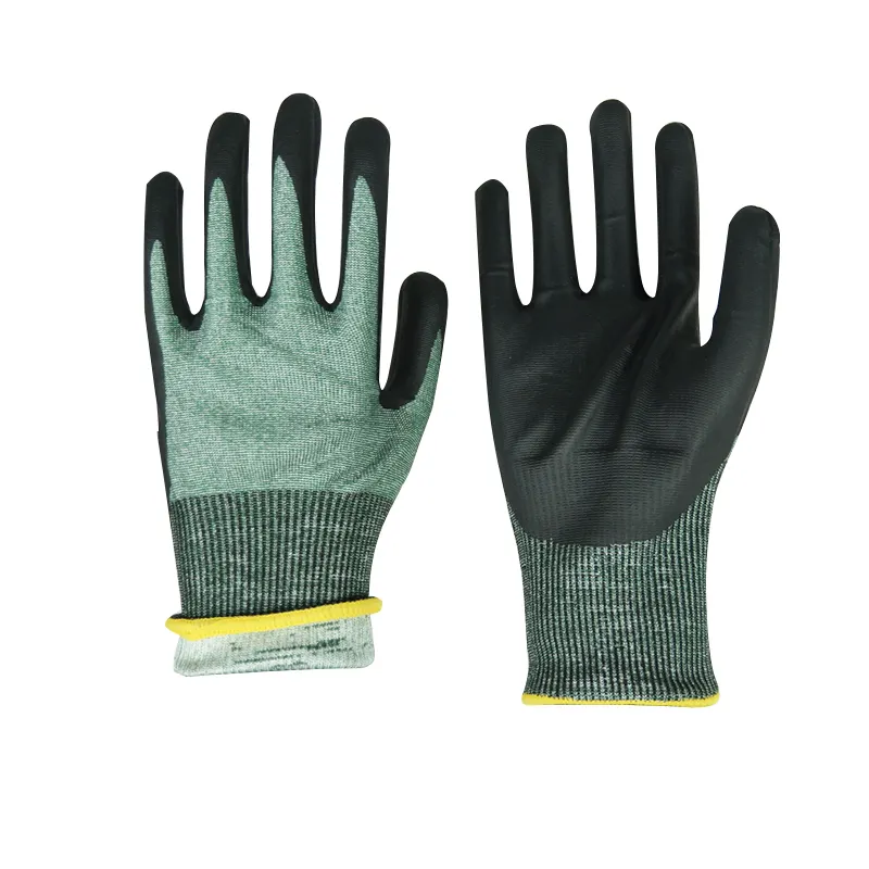 18Gauge Level 6 High quality, soft and tough. Cut Resistant HPPE anti-cut Working Safety Hand Gloves