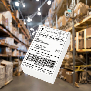 LIKEXIN Custom Self-Adhesive Thermal <b>Labels</b> 100mm*150mm 325pcs Exhibition Use Waterproof Paper 4x6 Size Shipping <b>Packaging</b> - Product Image 4