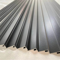 Garniture décorative en aluminium à revêtement poudré | Résistant aux rayures pour les chants de plancher et de mur