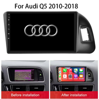 Autoradio Android 2DIN pour Audi Q5 2010-2018, Autoradio Carplay, Navigation GPS, lecteur DVD multimédia stéréo