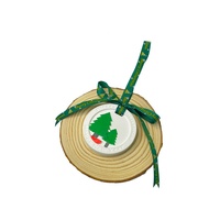 Ornement de Noël à suspendre en plâtre à peindre soi-même, relief 3D, gypse blanc vierge, Père Noël, arbre de Noël, artisanat DIY, décoration de fêtes