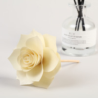 Vente en gros fait à la main en coton Sola en bois fleur roseaux diffuseur diffuseur de parfum stocké plantes décoratives