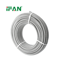 Tuyau ondulé en acier inoxydable IFAN, vente directe usine, 1/2'', 3/4'', 1'', pour eau et gaz, 20-200MM, tuyau métallique ondulé