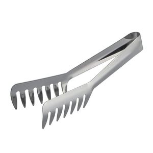 Stainless Steel Spaghetti <b>Tongs</b> 24cm Pasta Salad <b>Serving</b> Kitchen Tool for Buffets - Product Image 1
