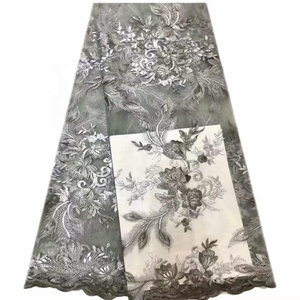 Tissu brodé or Autriche Dubaï Net dentelle Top vendre pour les femmes soirée - Product Image 3