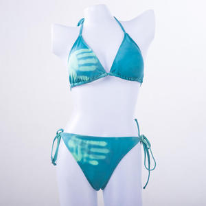 Maßgefertigter Thermochromer Stoff mit Memory-Funktion Bikini Tanga Mikro-Bademode Farbwechselnder Batik-Bikini - Product Image 6
