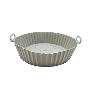 Venta al por mayor de freidora de aire de silicona sin BPA reutilizable anticalor y revestimientos duraderos para hornear platos y sartenes - Product Image 1