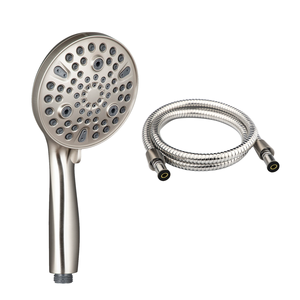 Pommeau de douche à main chromé pour salle de bain, haute pression, dix fonctions de pulvérisation, buses faciles à nettoyer - Product Image 6