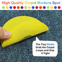 Vente chaude Multi Couleur Nylon Crochet Spots pour Classe Marqueurs Cercles Tapis Spot Marqueurs Sol Spots Assis Marché