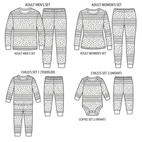 Vente en gros OEM ODM, ensembles de vêtements de nuit pour adultes, enfants et bébés, design personnalisé, vêtements de détente doux pour l'hiver, ensemble de pyjama familial en bambou biologique