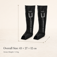Bottes de massage des jambes à compression d'air