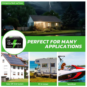 US EU Stock 12V 100Ah Lithium batterie Grade-A LiFePO4-Zellen BMS 24V 48V 100Ah 200Ah 300Ah 400Ah 500Ah 600Ah anpassbar - Product Image 5