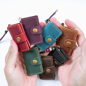 สมุดบันทึกขนาดเล็กแบบพกพา สมุดบันทึกหนังแท้ ของขวัญสำหรับนักเดินทาง - Product Image 2