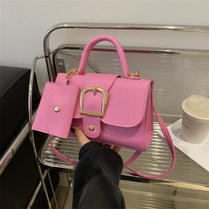 New Arrivals Candy Color Square Handbag 2024 New Simple <b>Cross</b> Ladies Shoulder Bags For Women - Product Image 2