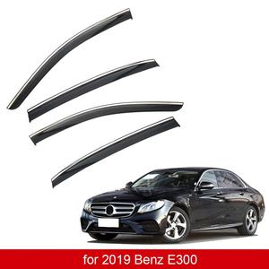 Déflecteurs de vitres latérales pare-pluie pour Mercedes-Benz E300 2019, visières de fenêtre pour voitures, déflecteurs de ventilation - Product Image 2
